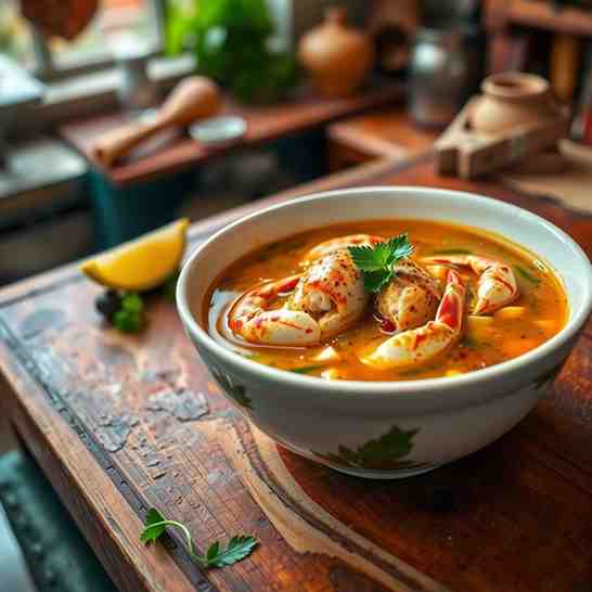 French Guianese Crab Soup Recipe